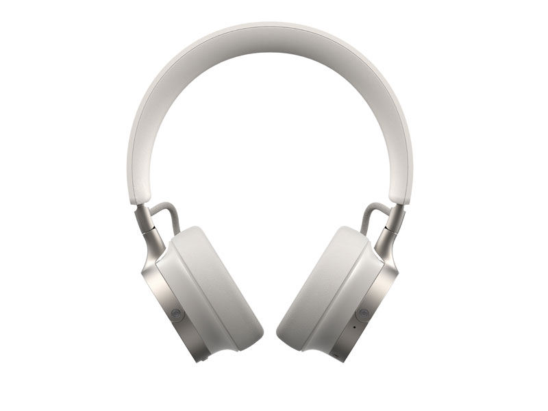 Vorderansicht der weißen Beyerdynamic Aventho 100 Kopfhörer Vorderansicht der weißen Beyerdynamic Aventho 100 Kopfhörer