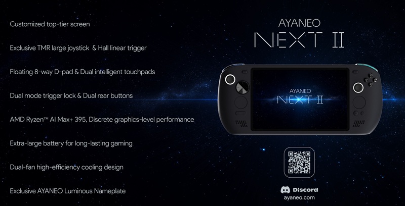 Ayaneo NEXT 2 tragbare Konsole