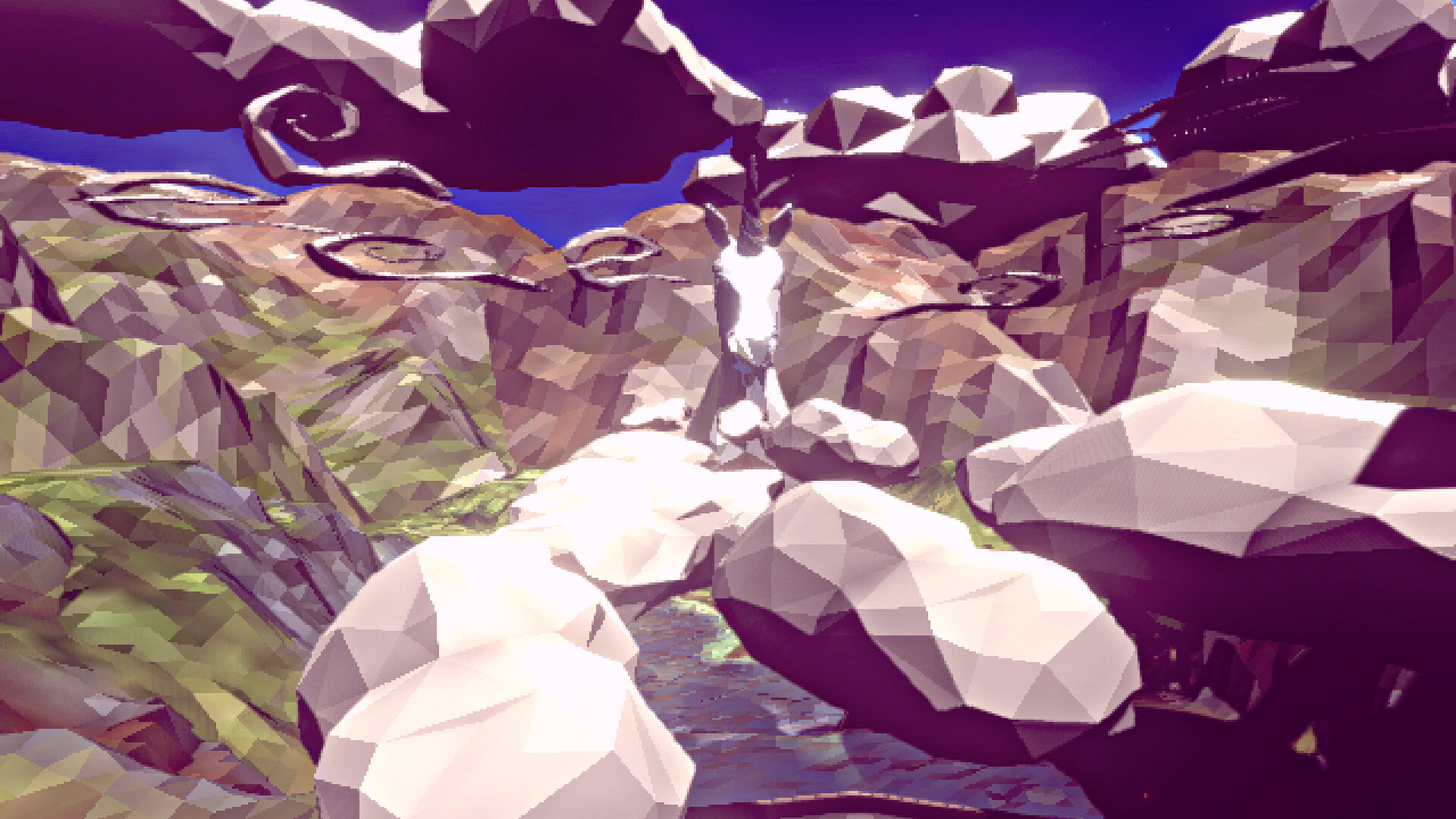 Screenshot aus Dreamcore Retro, der die Aufgaben des Jump'n'Run demonstriert Screenshot aus Dreamcore Retro, der die Aufgaben des Jump'n'Run demonstriert