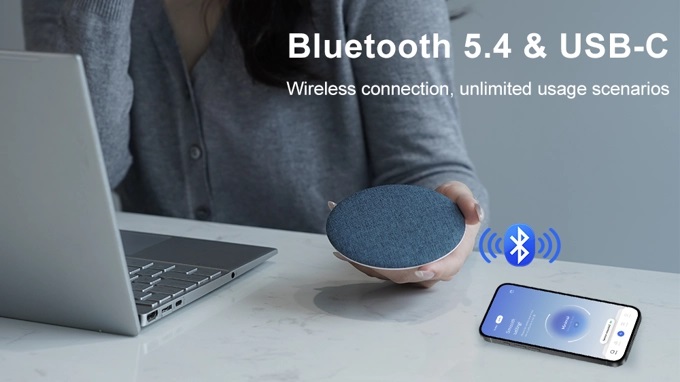 SluTune Q1 Bluetooth-Lautsprecher im Innenraum