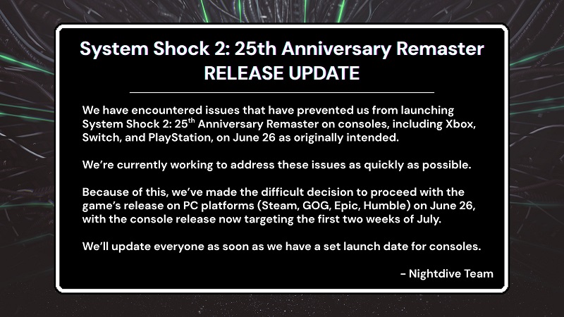 Screenshot aus dem Spiel System Shock 2: 25th Anniversary Screenshot aus dem Spiel System Shock 2: 25th Anniversary