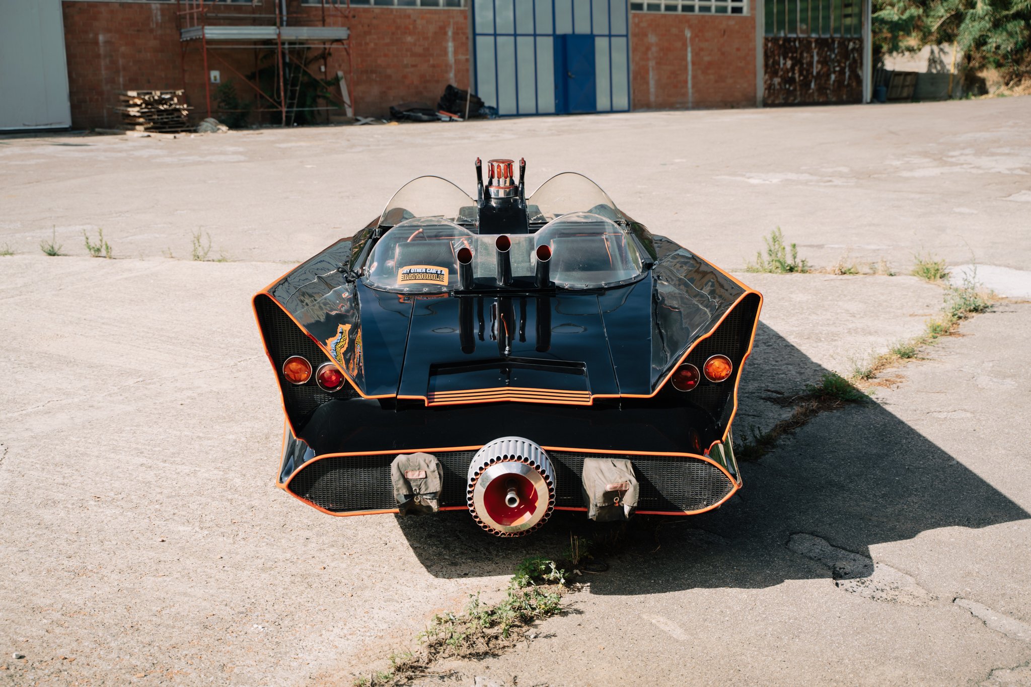 Das Interieur der Batmobile-Replik