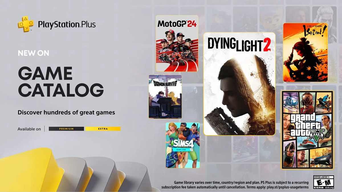 GTA V, Dying Light 2 und Chivalry 2 gehören im November zum Spieleangebot für PlayStation Plus Extra- und Premium-Abonnenten GTA V, Dying Light 2 und Chivalry 2 gehören im November zum Spieleangebot für PlayStation Plus Extra- und Premium-Abonnenten