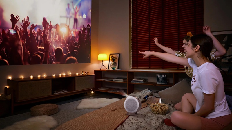 BenQ GV32 im Innenraum