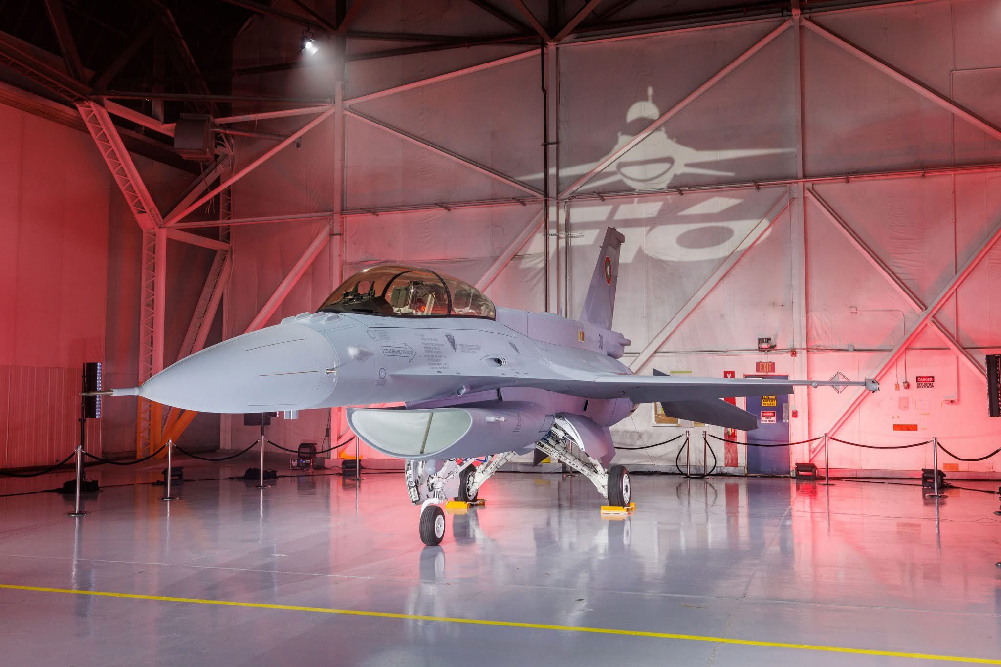 Die erste bulgarische F-16 Block 70