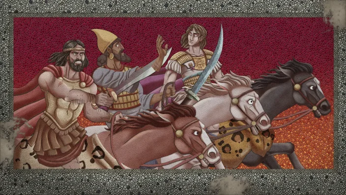 Animation aus der Chronicles-App: Alexander der Große