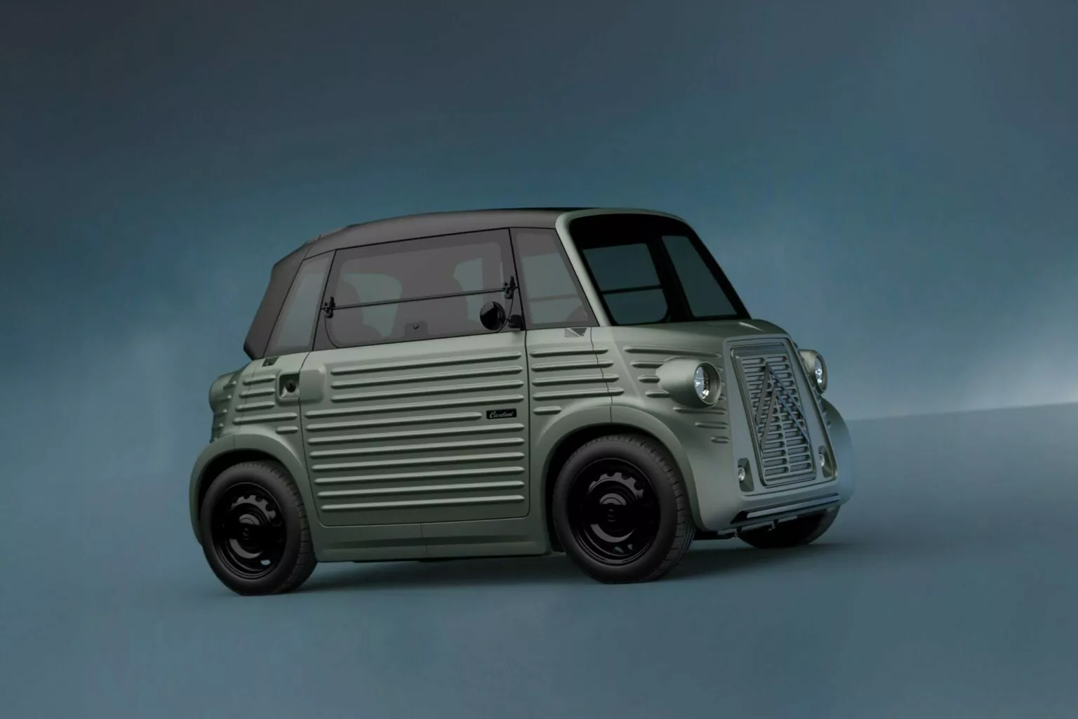 Retro-Neulackierung des Citroën Ami. Retro-Neulackierung des Citroën Ami.