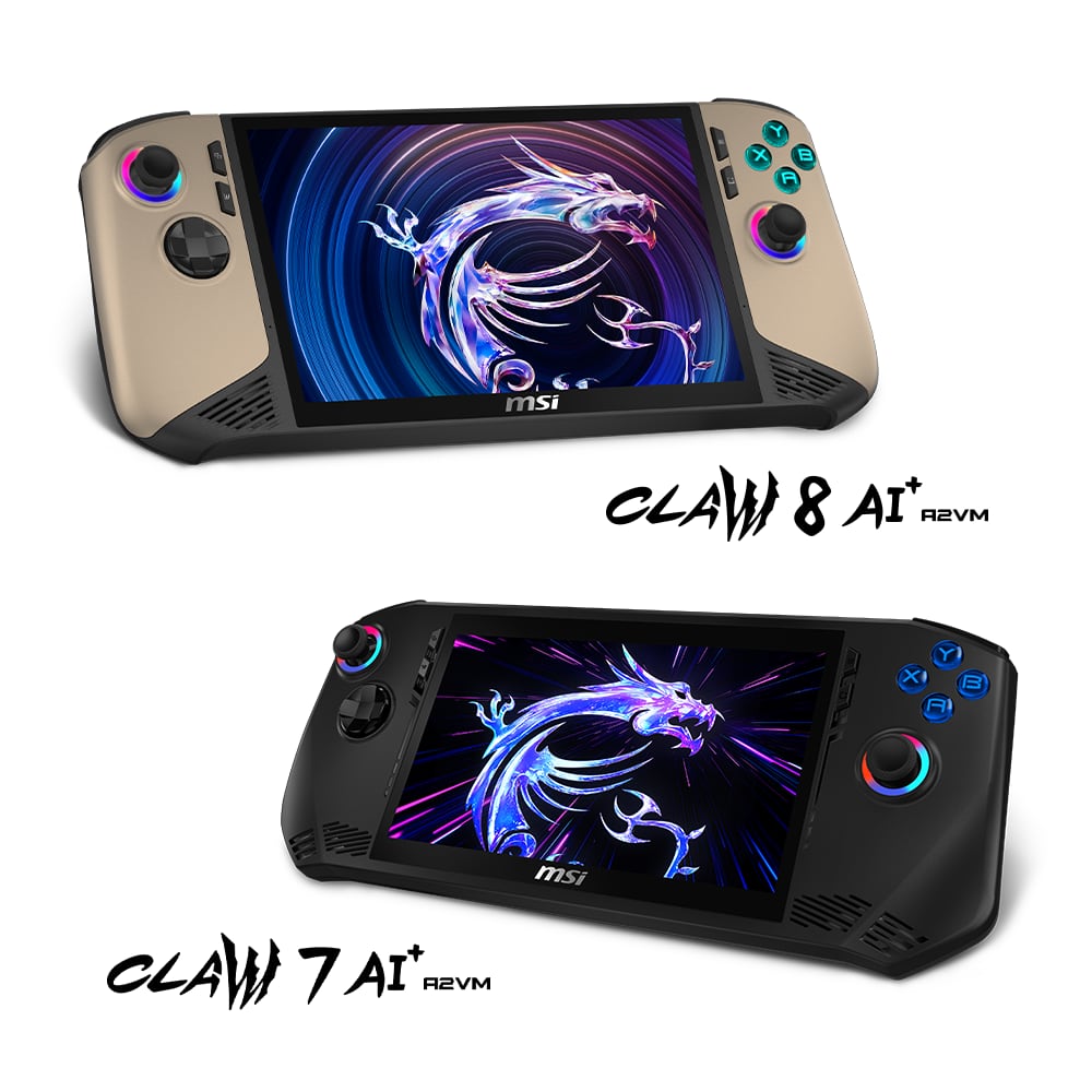 Claw 7 AI+ und Claw 8 AI+ Konsolen