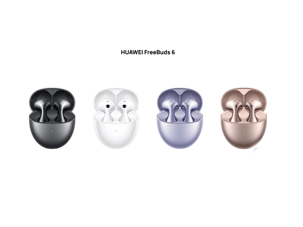 Farben der Huawei FreeBuds 6 Farben der Huawei FreeBuds 6