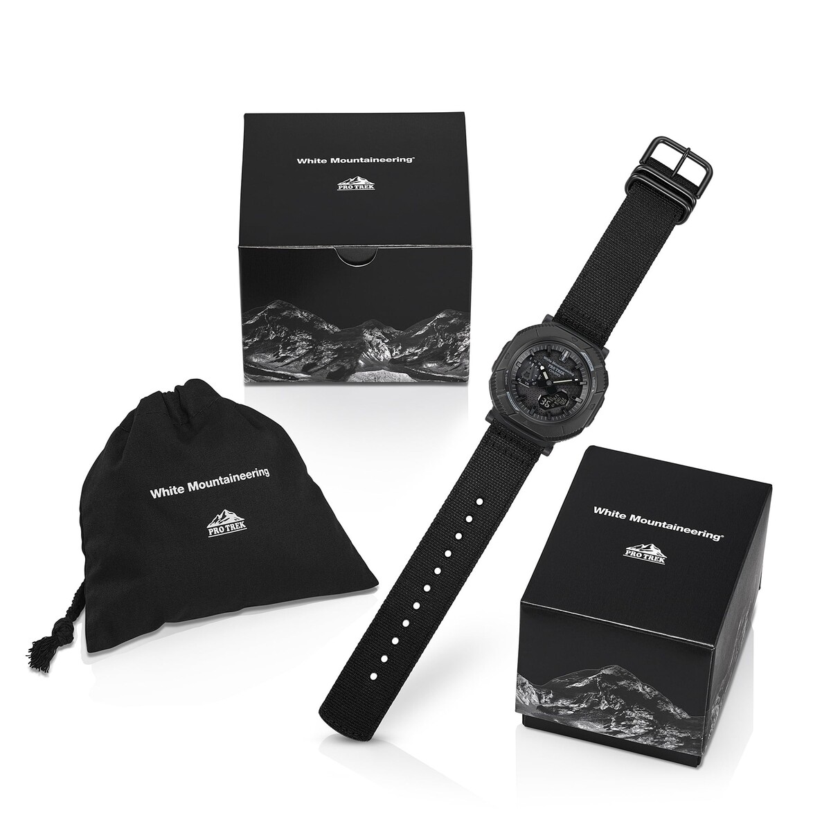 Casio Pro Trek PRJ-B001WM-1 vor der Kulisse einer Naturlandschaft