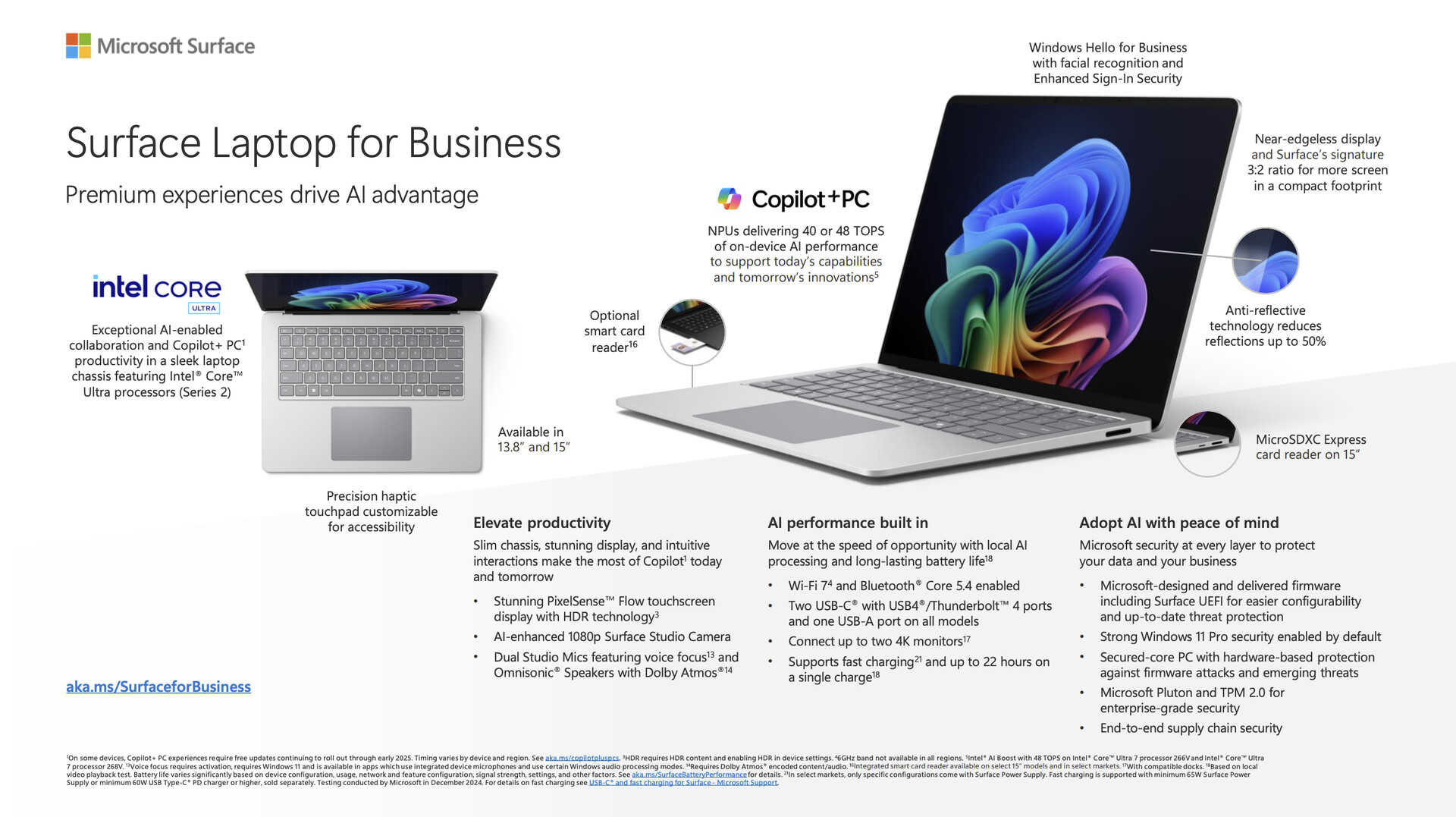 Surface Laptop 11, von unten gezeigt Surface Laptop 11, von unten gezeigt