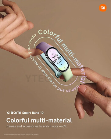 Xiaomi Smart Band 10 - Rückenteil Xiaomi Smart Band 10 - Rückenteil