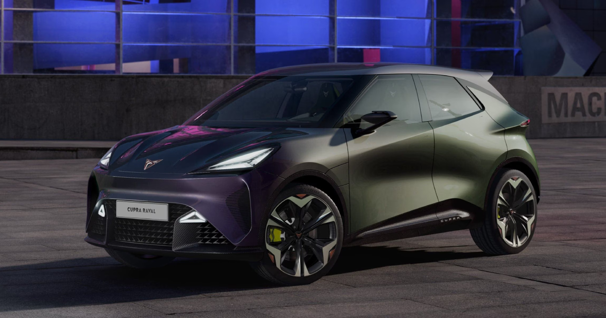 Cupra Raval Der Cupra Raval Elektroauto hat eine Reichweite von bis zu 440 Kilometern.