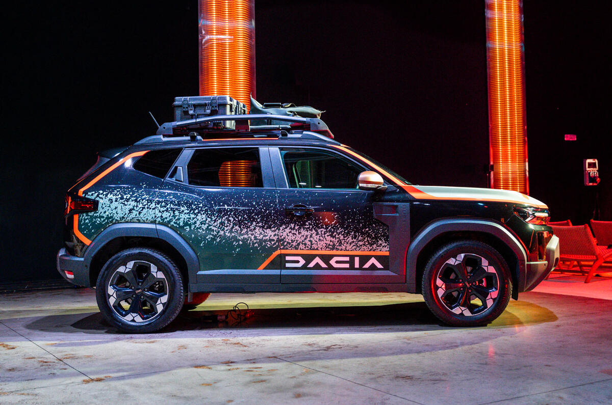 Dacia Duster Soul of Dakar, Seitenansicht