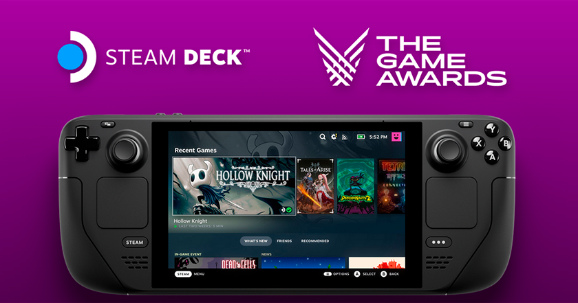 Großzügige Seele: Während der Live-Übertragung der The Game Awards verlost Valve jede Minute ein 512 GB Steam Deck