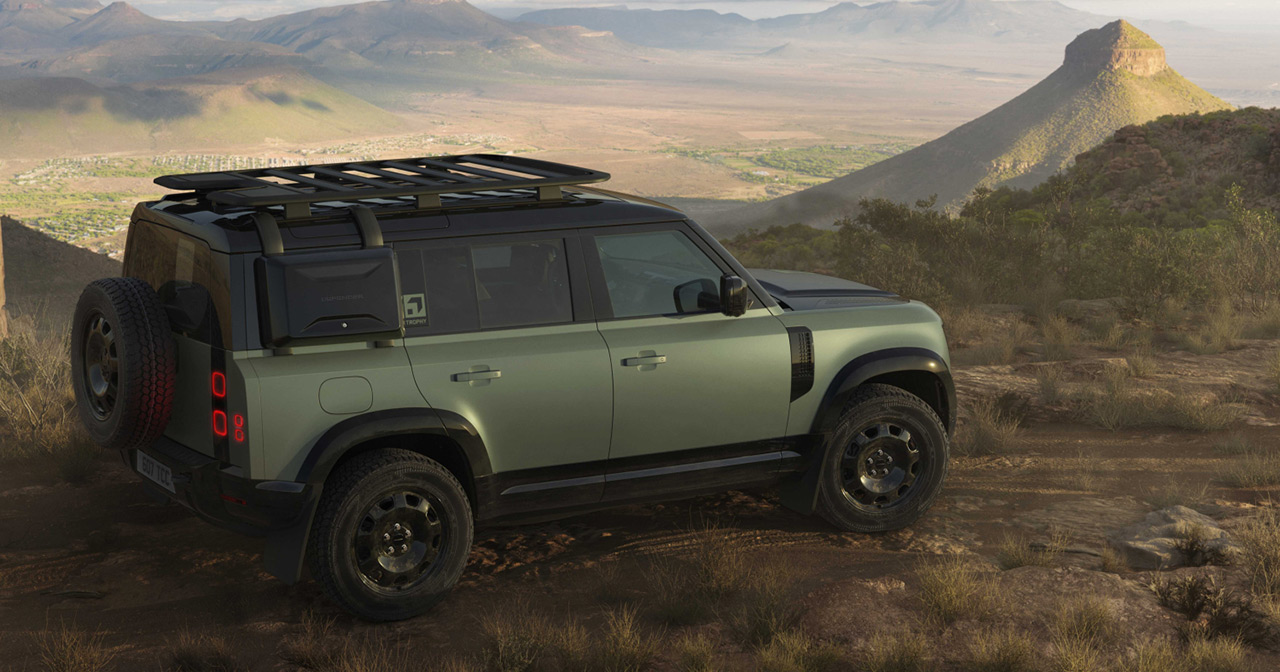 Defender Trophy Edition in der Farbe Keswick Green Defender Trophy Edition in der Farbe Keswick Green