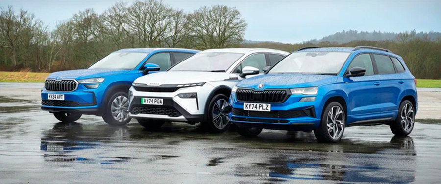 Foto: Skoda Das Experiment wurde in drei Skoda-Fahrzeugen durchgeführt