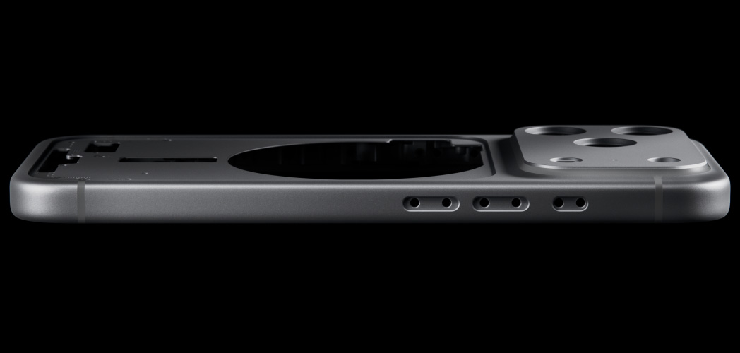 Das Gehäuse des iPhone 17 Pro Das Gehäuse des iPhone 17 Pro. Illustration: Apple