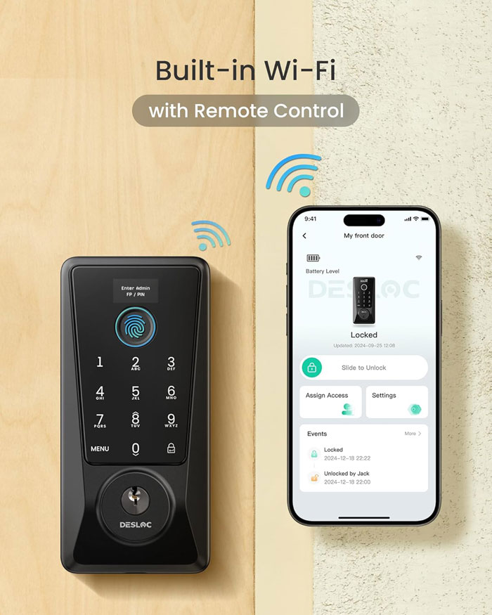 DESLOC D110 Plus Smart Lock Bild 2