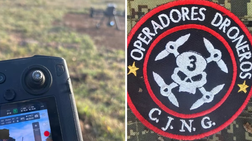 Aufnäher der Drohneneinheit des CJNG-Kartells Aufnäher der Drohneneinheit des CJNG-Kartells