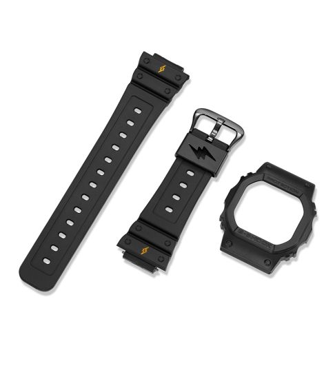G-Shock DWE-5600JB-1A9ER Uhr in schwarz mit schwarzem Armband G-Shock DWE-5600JB-1A9ER Uhr in schwarz mit schwarzem Armband