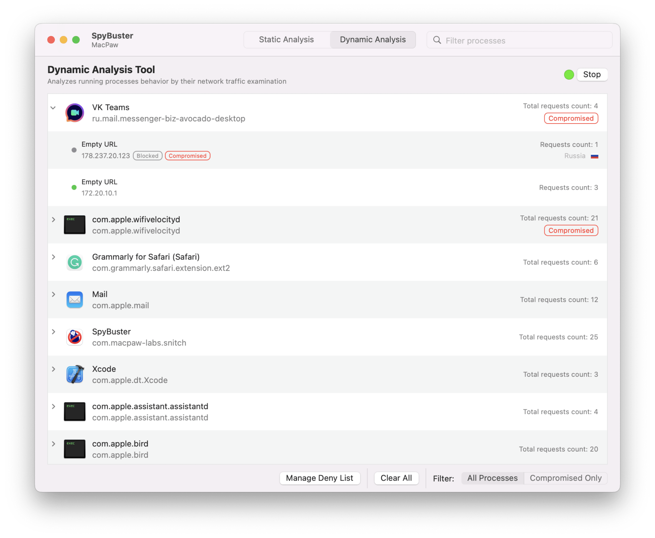 MacPaw bringt SpyBuster auf den Markt: eine Anwendung für macOS, mit der Sie russische und weißrussische Spyware aufspüren können-2 MacPaw bringt SpyBuster auf den Markt: eine Anwendung für macOS, mit der Sie russische und weißrussische Spyware aufspüren können-2