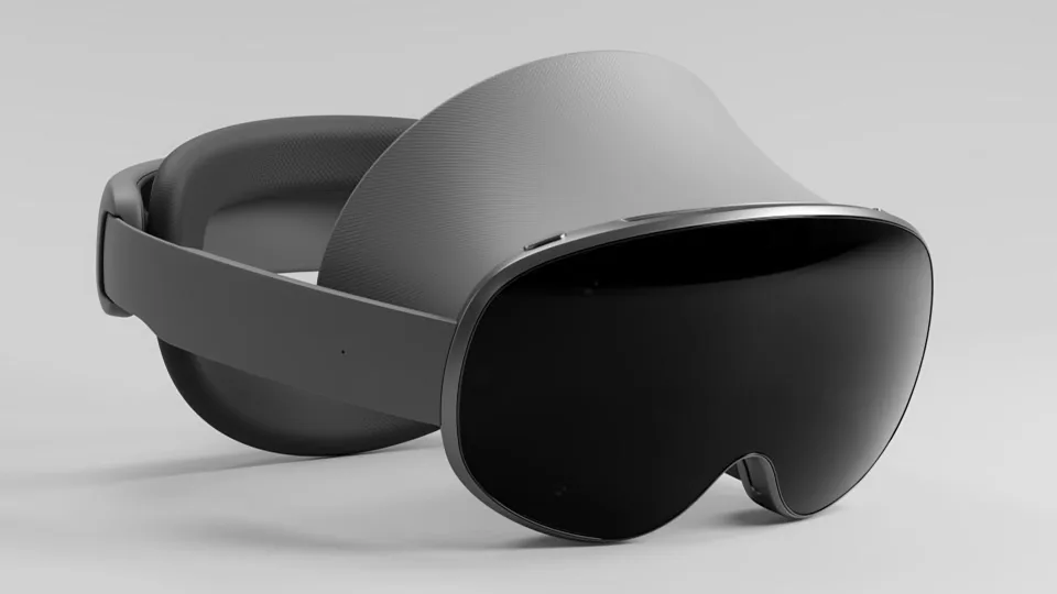 Offizielles Rendering des Virtual-Reality-Headsets von Samsung Offizielles Rendering des Virtual-Reality-Headsets von Samsung