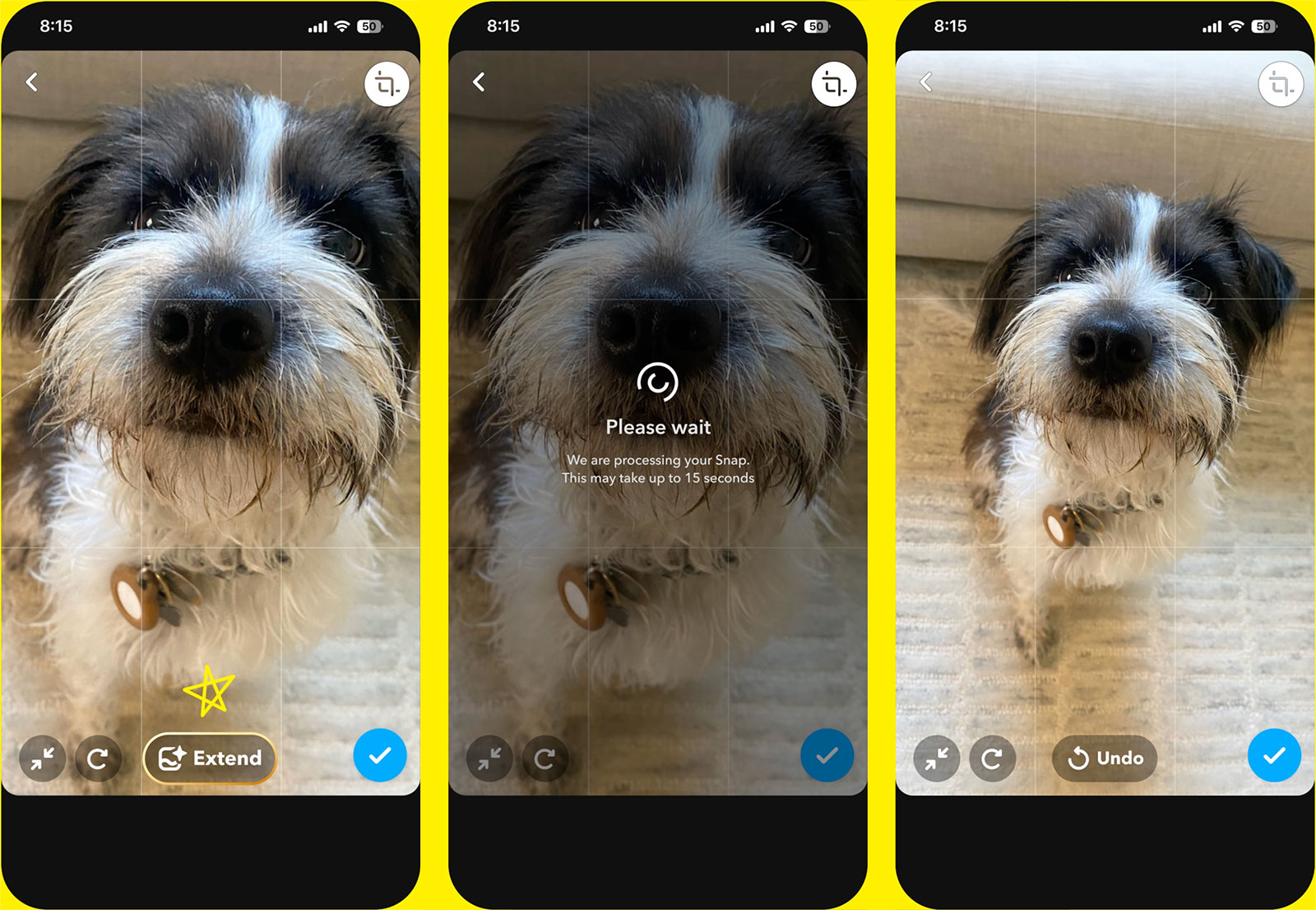 Snapchat+ Abonnenten können jetzt KI verwenden, um Bilder in der App zu erstellen oder zu erweitern Snapchat+ Abonnenten können jetzt KI verwenden, um Bilder in der App zu erstellen oder zu erweitern