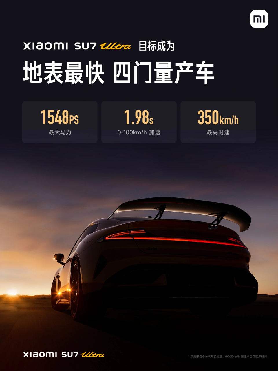 Xiaomi SU7 Ultra ist die leistungsstärkste Version der elektrischen Limousine SU7 Xiaomi SU7 Ultra ist die leistungsstärkste Version der elektrischen Limousine SU7