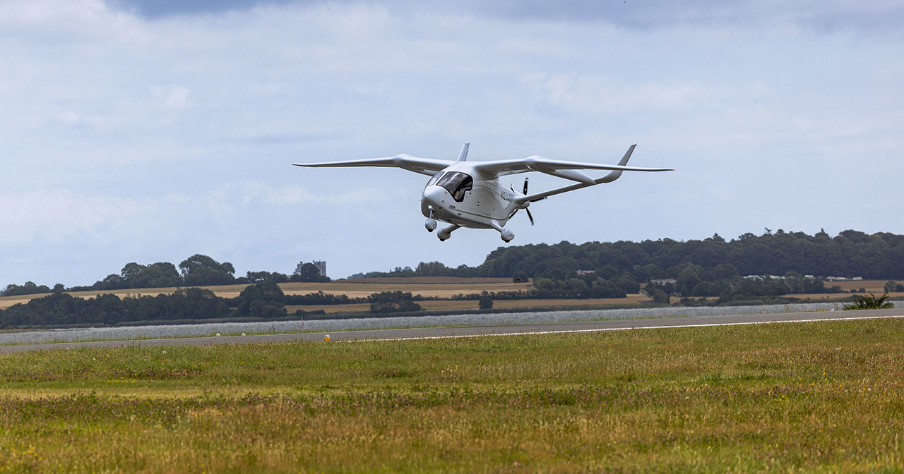 Innere des ALIA Elektroflugzeugs Innere des ALIA Elektroflugzeugs