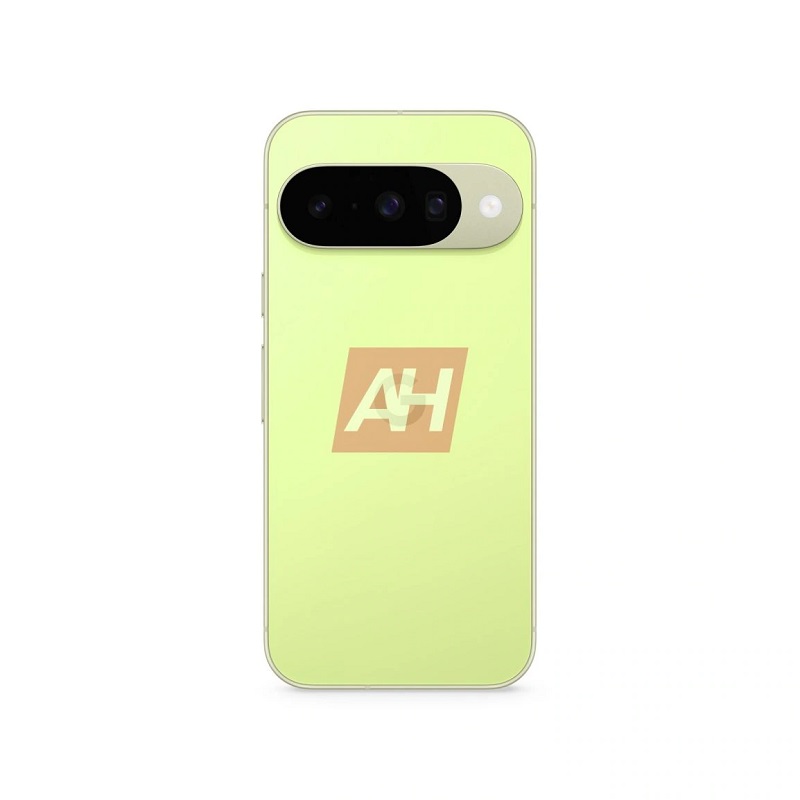 Ein Rendering des Basis-Modells des Pixel 10 in Limoncello-Farbe Ein Rendering des Basis-Modells des Pixel 10 in Limoncello-Farbe