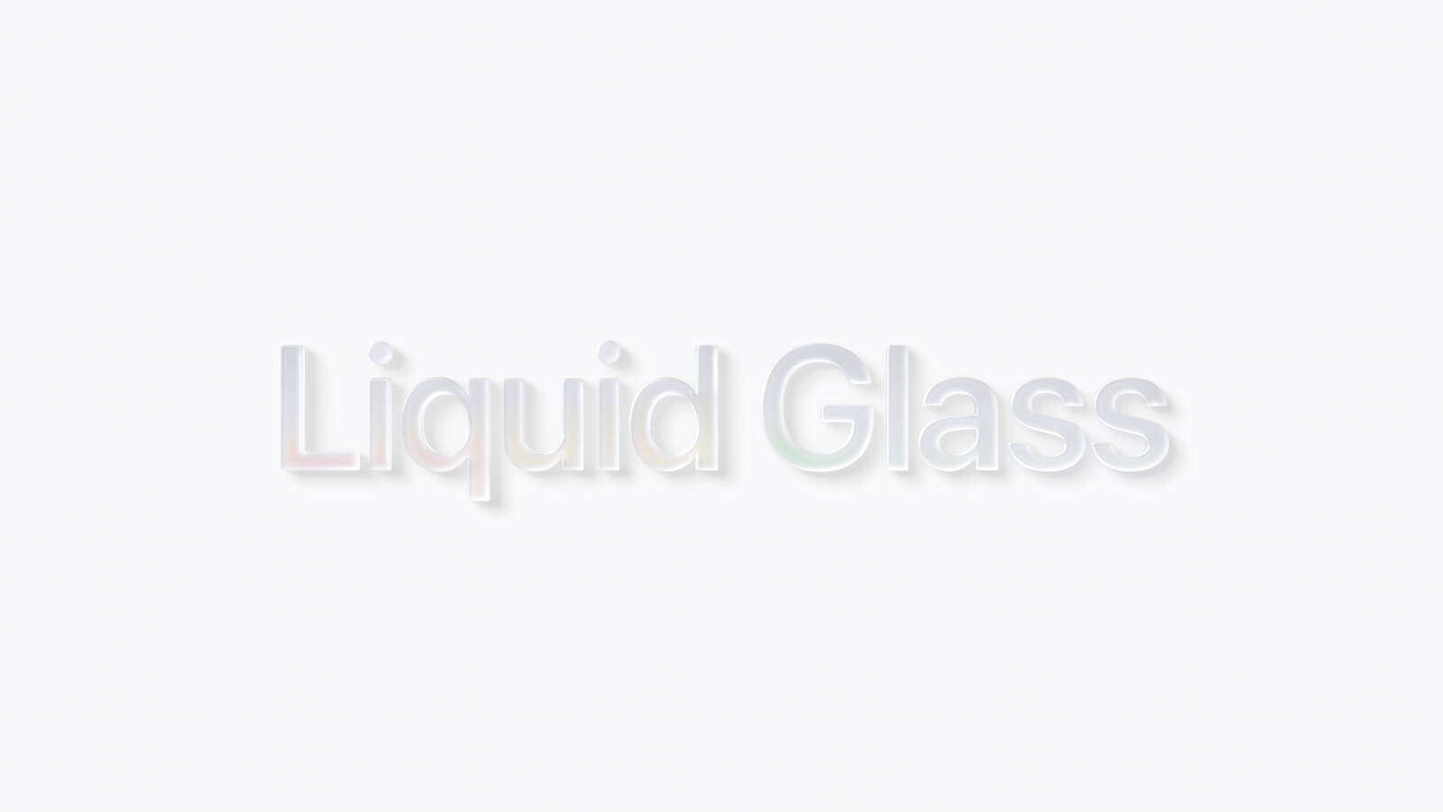 Liquid Glass Anwendungsdesign Liquid Glass Anwendungsdesign