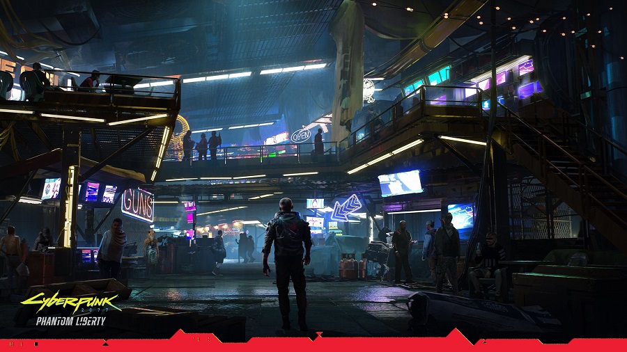 Die Entwickler von Cyberpunk 2077 haben atmosphärische Bilder von einem der zentralen Schauplätze der Erweiterung Phantom Liberty enthüllt-2 Die Entwickler von Cyberpunk 2077 haben atmosphärische Bilder von einem der zentralen Schauplätze der Erweiterung Phantom Liberty enthüllt-2