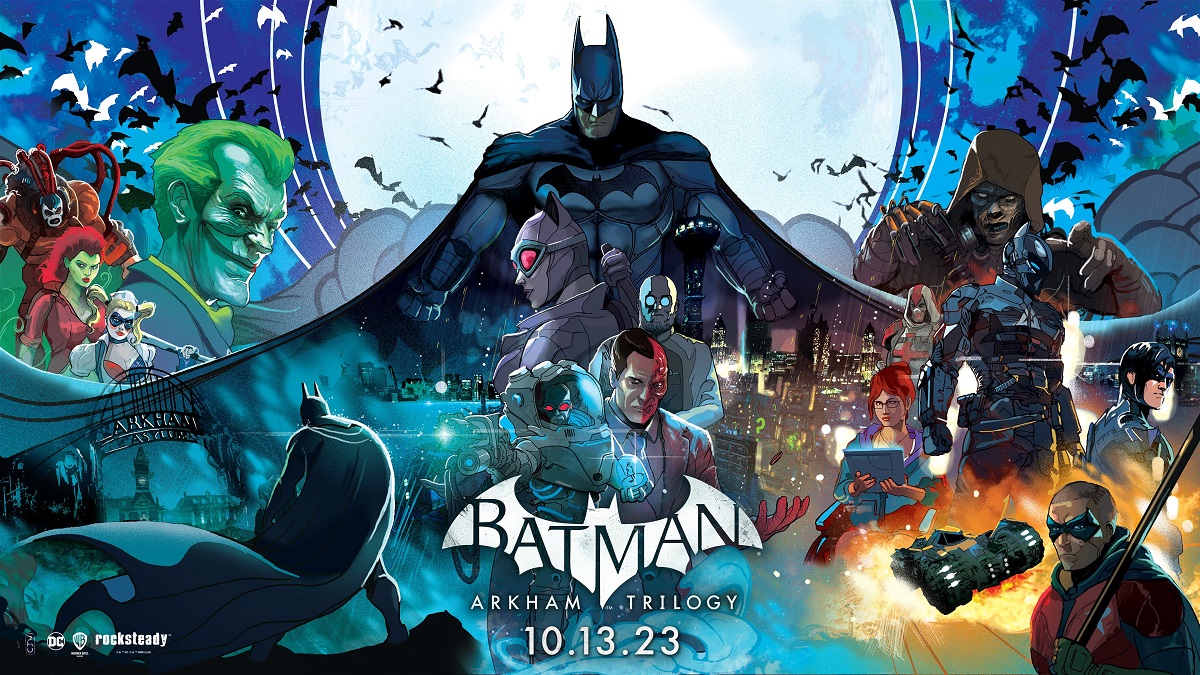 Das Veröffentlichungsdatum für die Batman Arkham Trilogy-Zusammenstellung für Nintendo Switch wurde bekannt gegeben Das Veröffentlichungsdatum für die Batman Arkham Trilogy-Zusammenstellung für Nintendo Switch wurde bekannt gegeben