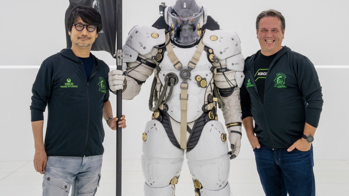 Xbox-Chef Phil Spencer hat das Hauptquartier des Studios Kojima Productions besucht. Den Fotos nach zu urteilen, war das Treffen mit Hideo Kojima ein Erfolg Xbox-Chef Phil Spencer hat das Hauptquartier des Studios Kojima Productions besucht. Den Fotos nach zu urteilen, war das Treffen mit Hideo Kojima ein Erfolg