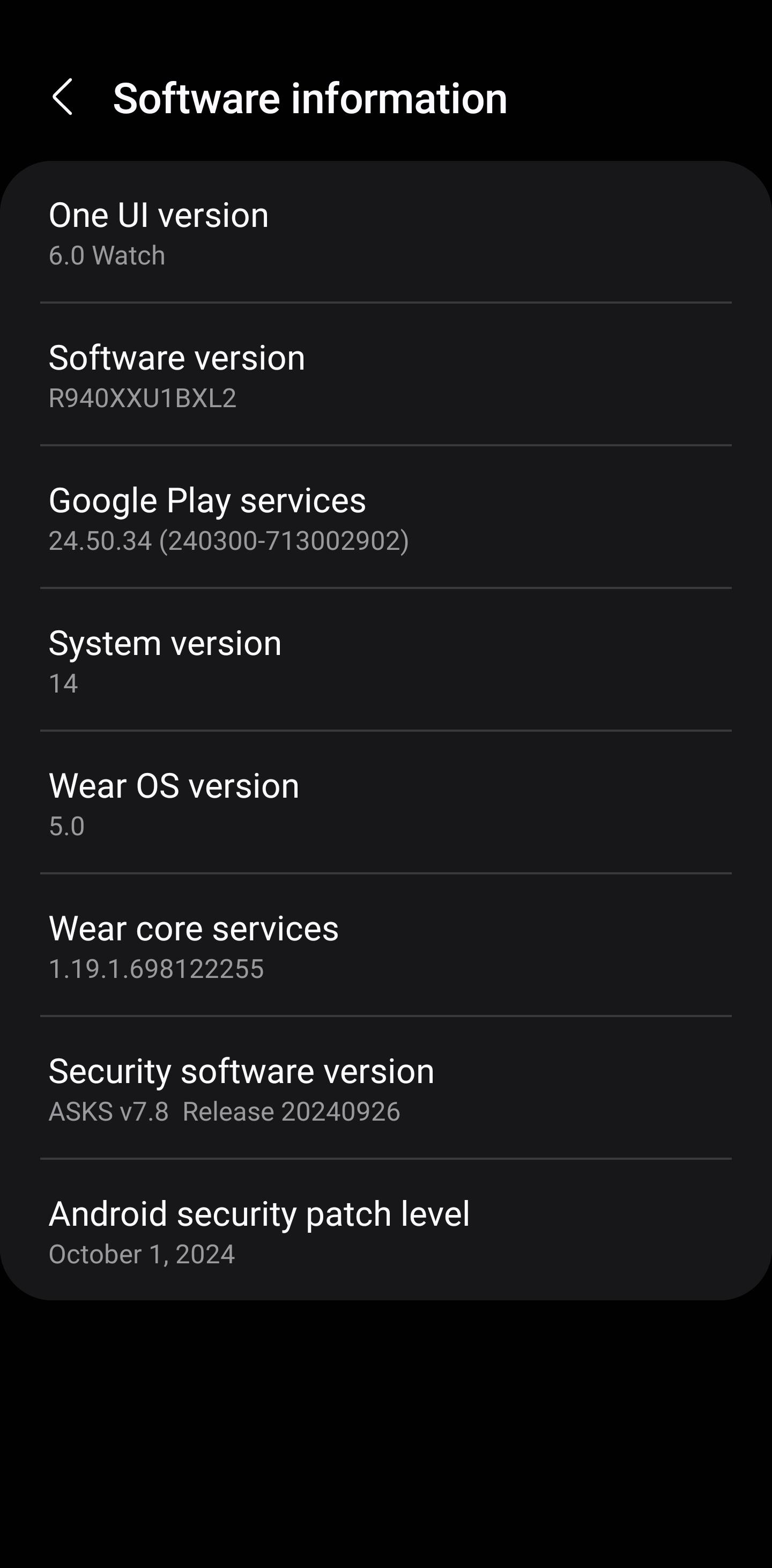 Informationen über das neueste Update für die Smartwatches der Galaxy Watch 6-Serie