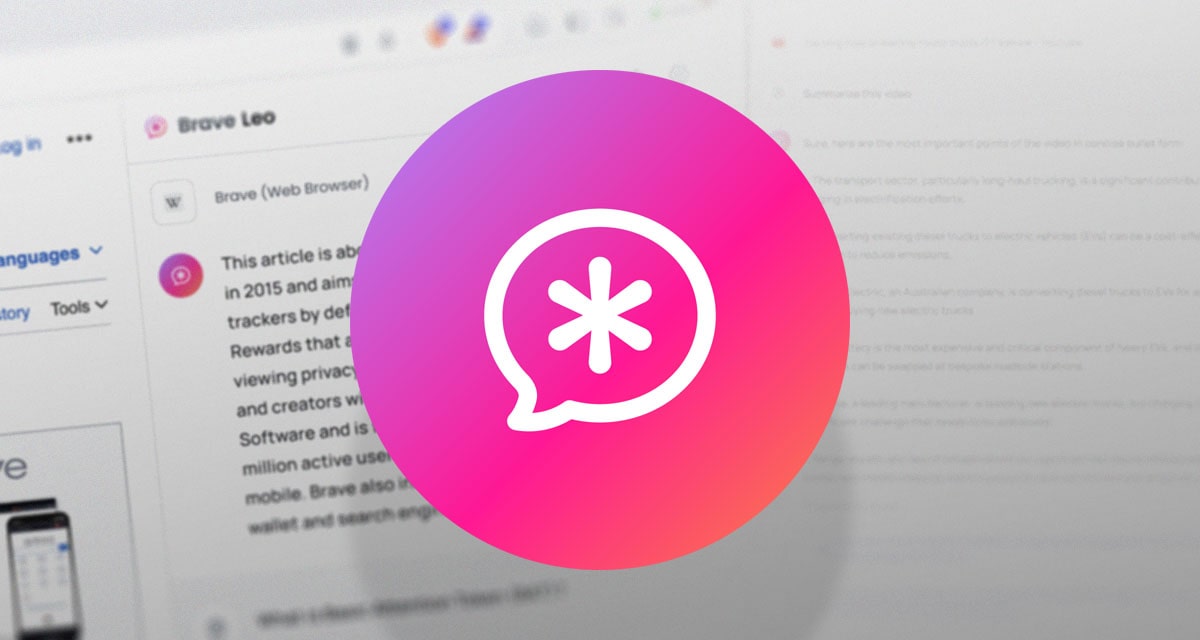 Brave bringt seinen eigenen anonymen KI-Chatbot namens Leo auf den Markt
