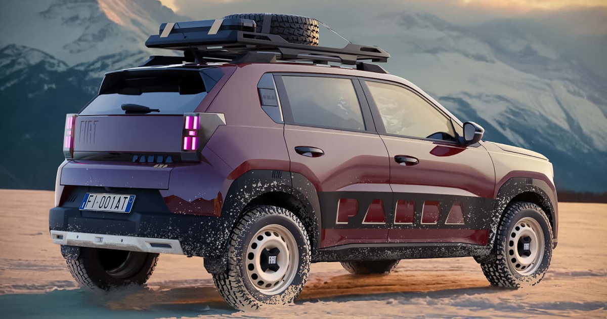 Fiat Grande Panda 4x4 Konzept Heck Fiat Grande Panda 4x4 Konzept Heck