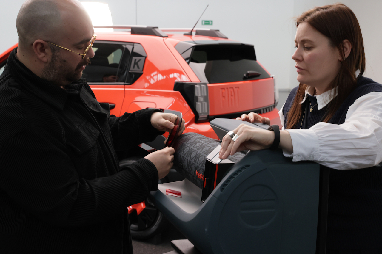 Farbpalette des Fiat Grande Panda Kartell