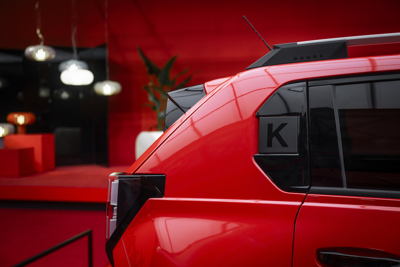 Innenraum des Fiat Grande Panda Kartell