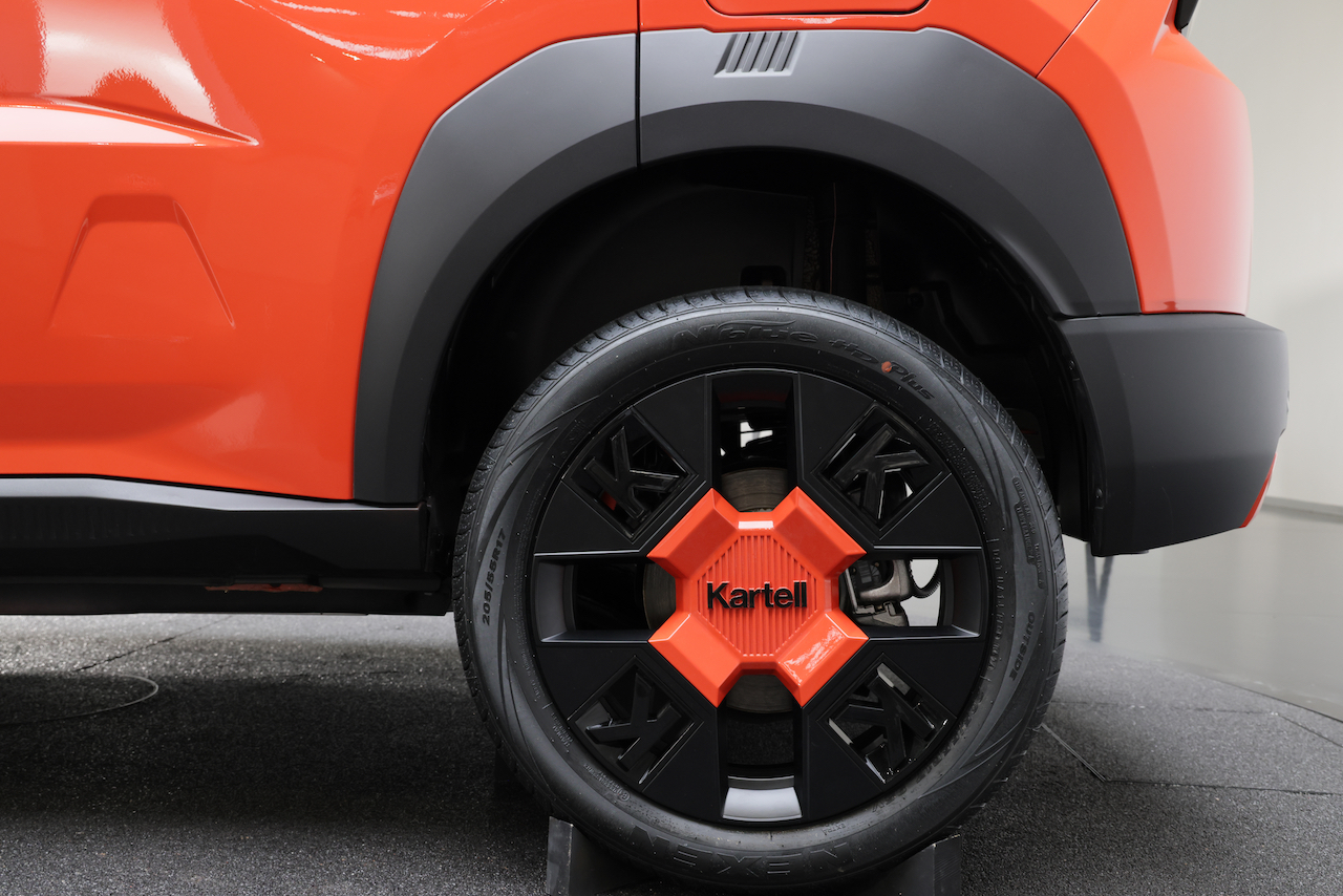 Formdynamik des Fiat Grande Panda Kartell