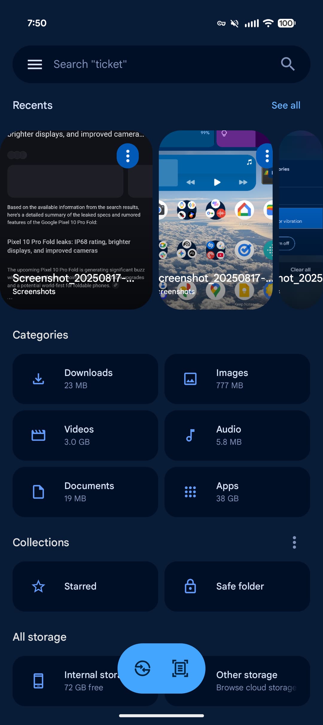 Files by Google - Material 3 Expressive Interface 1