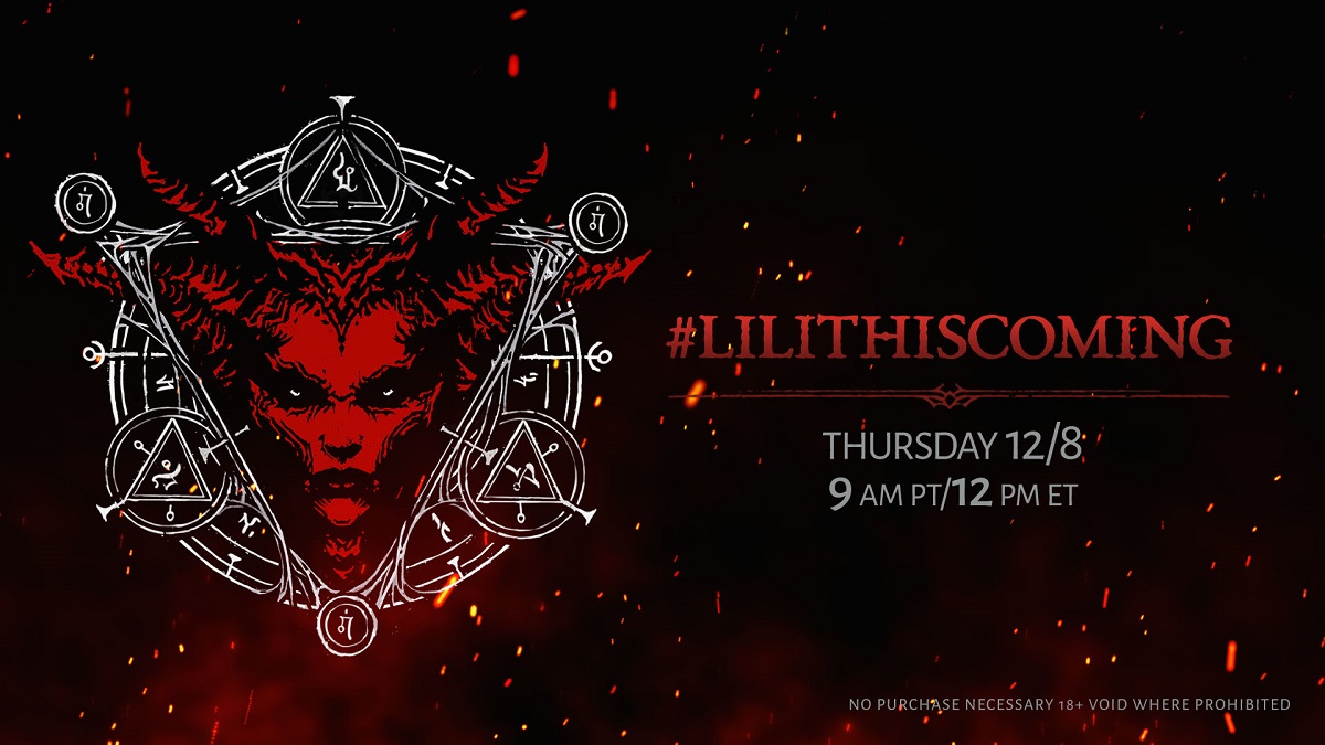 Lilith kommt morgen an! Diablo IV wird offiziell bei den The Game Awards 2022 vorgestellt. Lilith kommt morgen an! Diablo IV wird offiziell bei den The Game Awards 2022 vorgestellt.