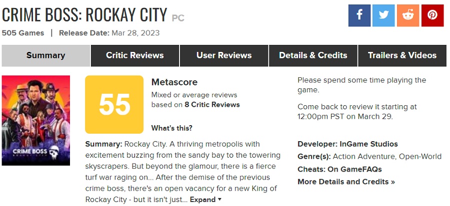 Hollywood-Stars haben Crime Boss: Rockay City nicht vor dem Scheitern bewahrt. Kritiker sind enttäuscht vom neuen Krimi-Shooter-2 Hollywood-Stars haben Crime Boss: Rockay City nicht vor dem Scheitern bewahrt. Kritiker sind enttäuscht vom neuen Krimi-Shooter-2