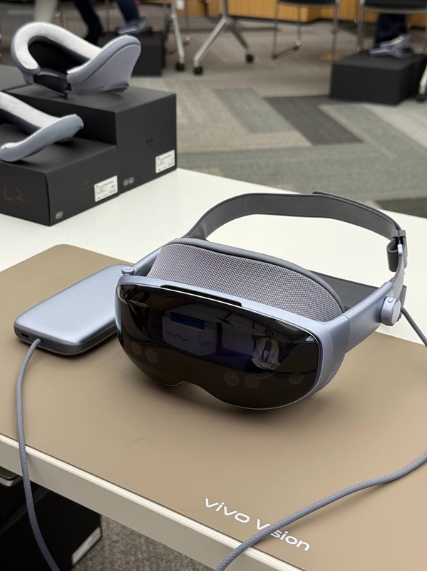 Display des Vivo Vision Discovery Edition Headsets