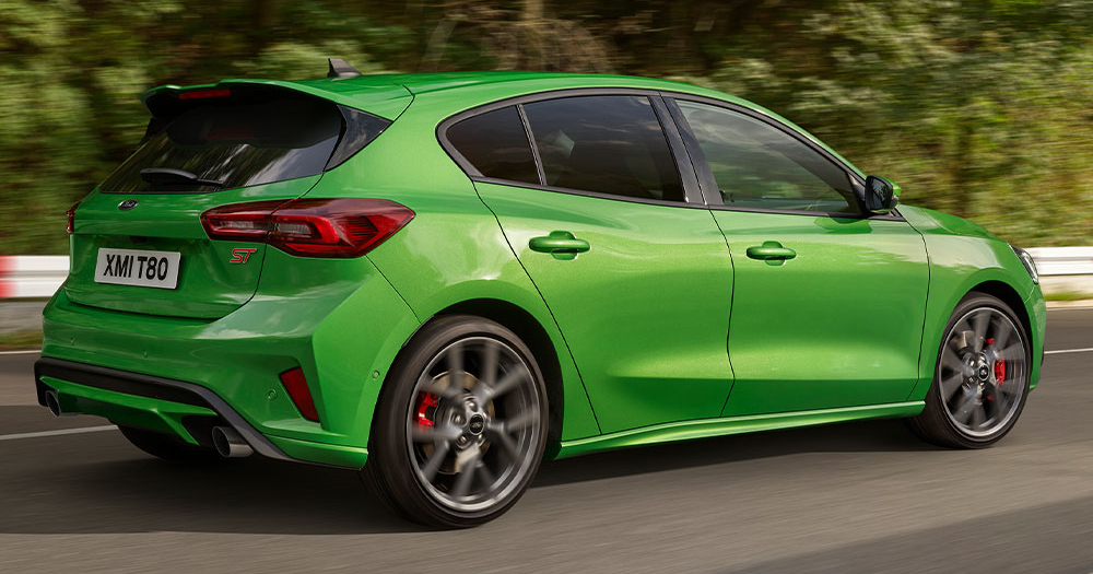 Ford Focus ST mit einem leistungsstarken Turbo-Motor Ford Focus ST mit einem 2,3-Liter-Ecoboost-Turbo-Motor mit 280 PS.