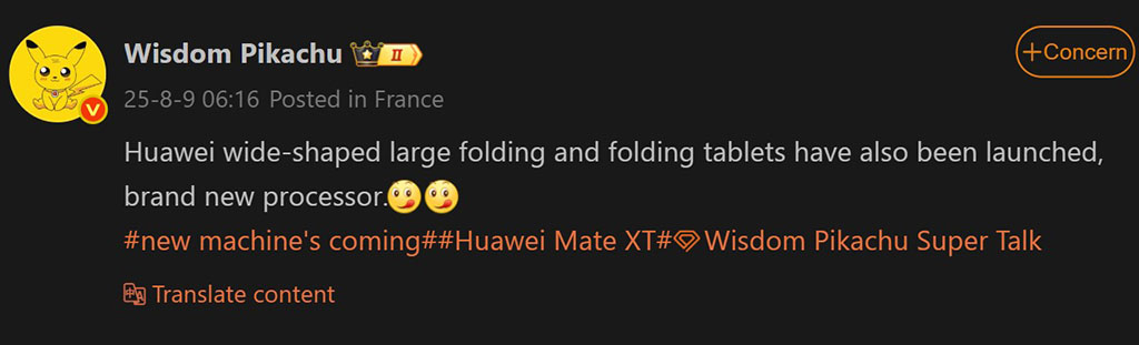 Huawei faltbares Tablet Huawei faltbares Tablet