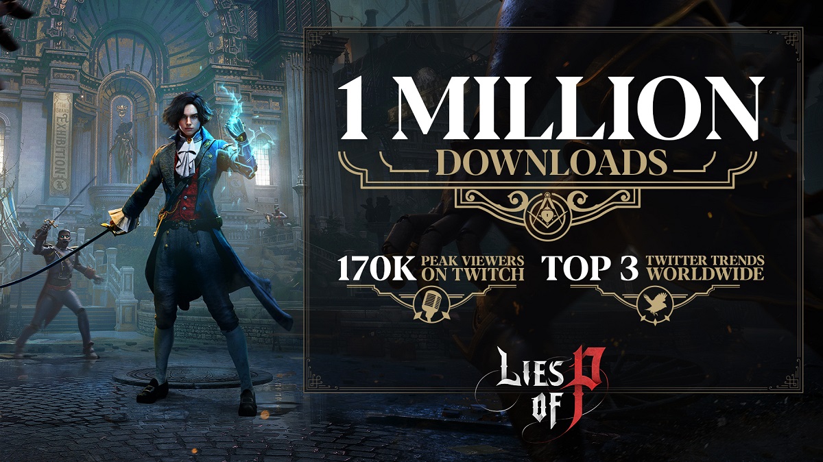 Es ist ein Erfolg! Mehr als eine Million Spieler haben eine Demo des ambitionierten Actionspiels Lies of P heruntergeladen. Das Spiel wird auf Twitter heftig diskutiert und auf Twitch verfolgt Es ist ein Erfolg! Mehr als eine Million Spieler haben eine Demo des ambitionierten Actionspiels Lies of P heruntergeladen. Das Spiel wird auf Twitter heftig diskutiert und auf Twitch verfolgt