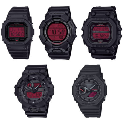 G-Shock GBX100S ist jetzt in Europa erhältlich - eine Surf-Uhr mit neuem Design G-Shock-Uhr in schwarz mit rot
