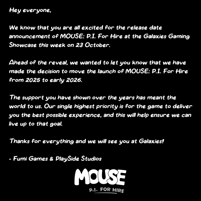 Implementing ideas in Mouse: P.I. For Hire